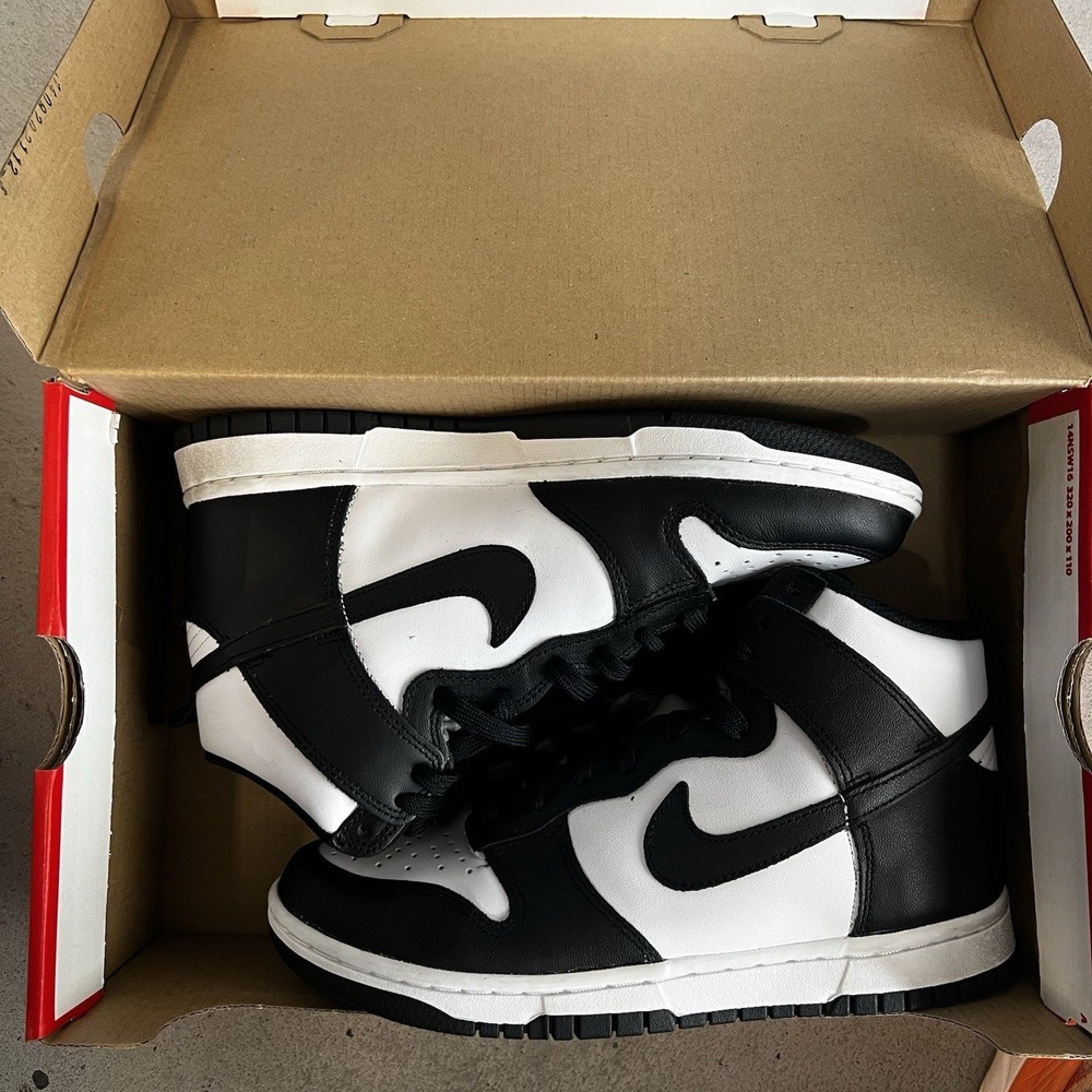 Nike Dunk High Panda Black White Womens Shoes DD1869-103 Size 7.5